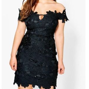 Floral Applique Dress